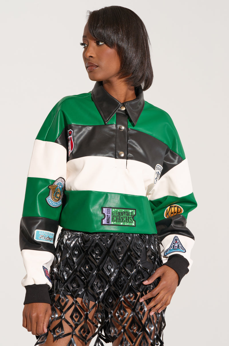 BIGGEST FAN LONG SLEEVE RUGBY TOP