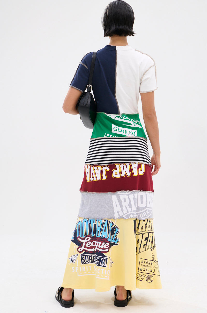 COOL GIRL ENERGY TSHIRT MAXI DRESS