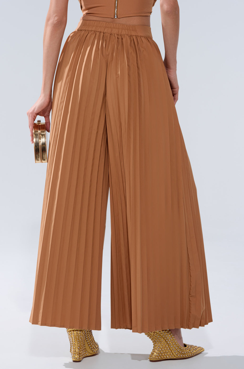 STAR OF THE NIGHT PLEATED PALAZZO PANT