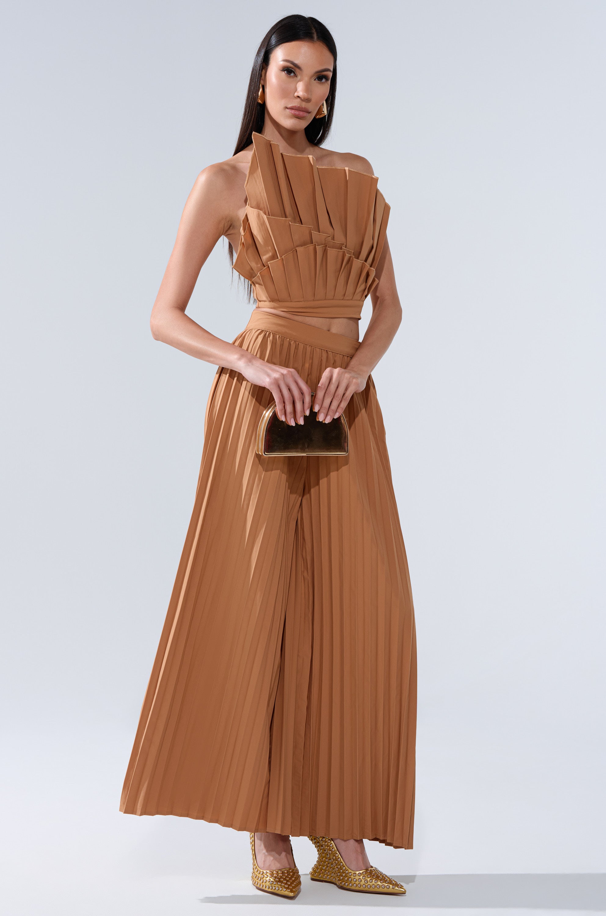 STAR OF THE NIGHT PLEATED BLOUSE