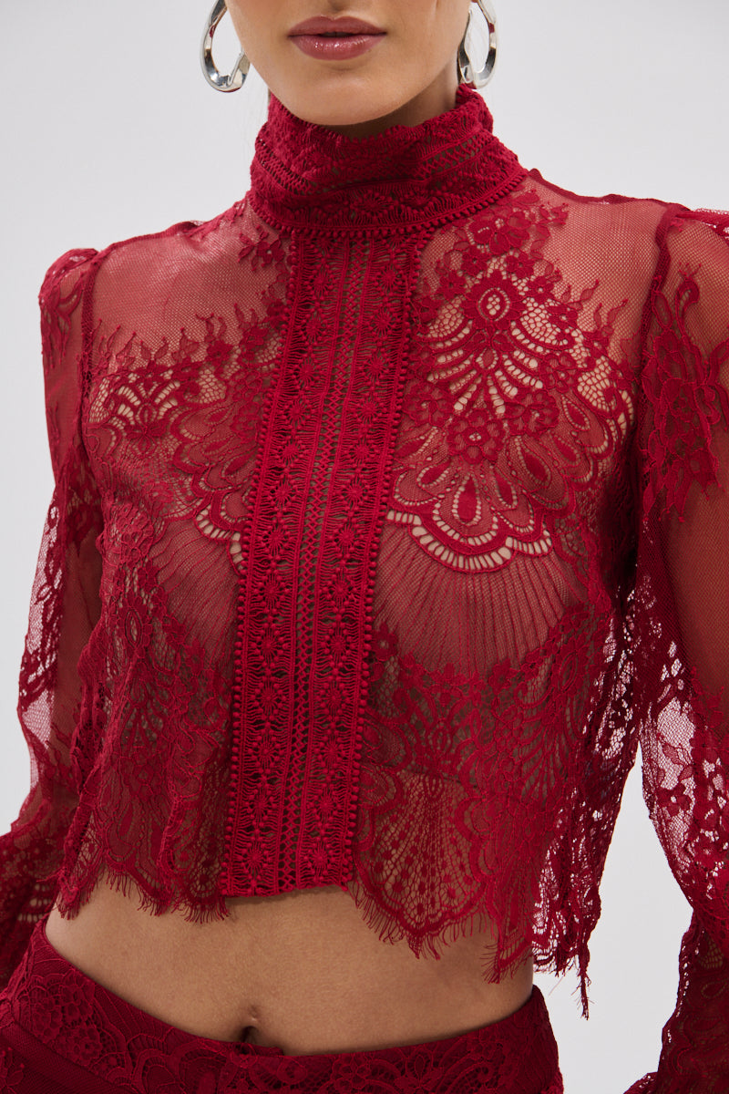 LOVE LOST LACE BLOUSE
