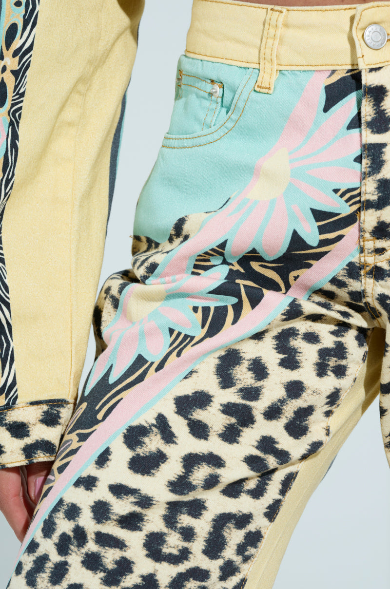 TRUST YOUR INSTINCTS WIDE LEG DENIM