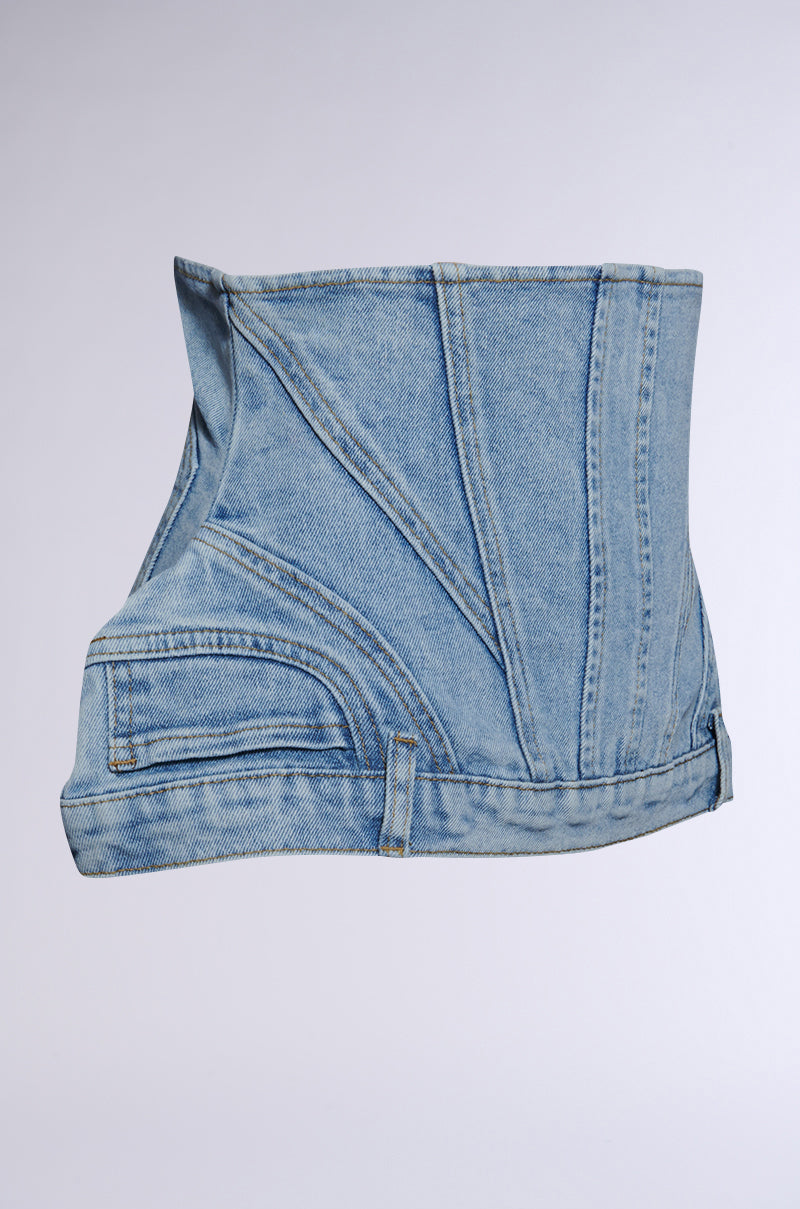 IYKYK DENIM PANT DETAIL BELT