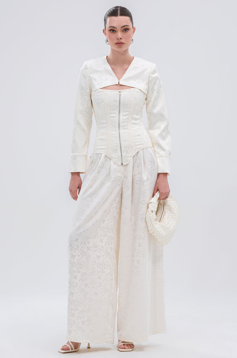 DAISY DOVE JACQUARD BLAZER