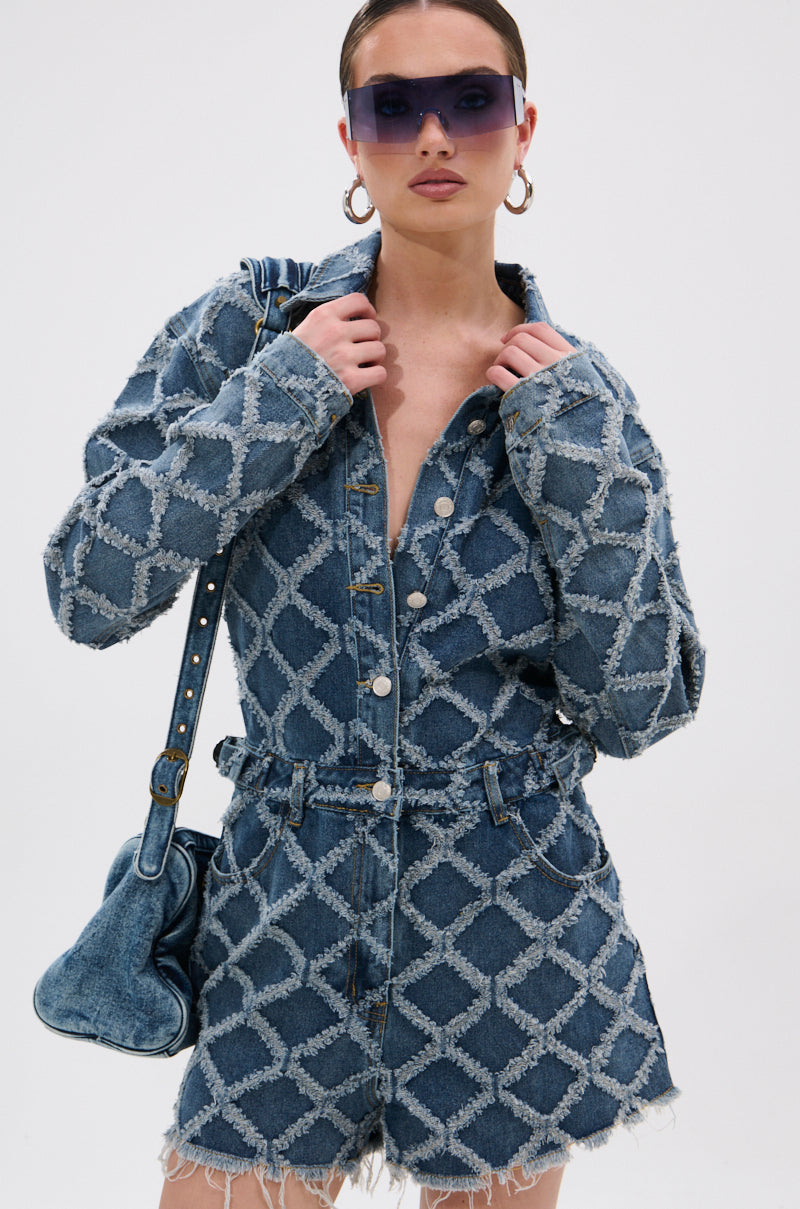 IT GIRL DENIM ROMPER