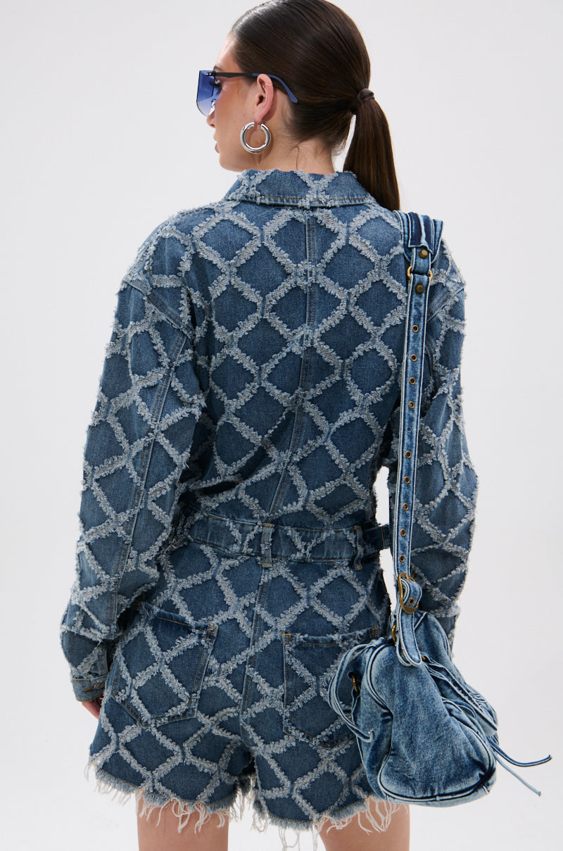 IT GIRL DENIM ROMPER