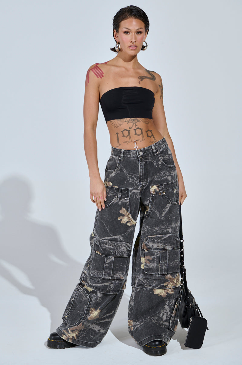 DOWN AND DIRTY CARGO CAMO PANT