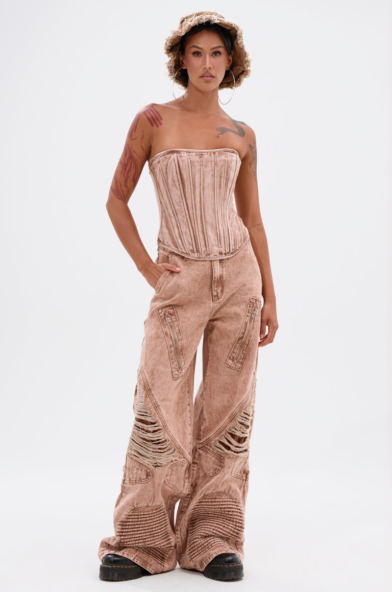 NEW ITEM DENIM CORSET