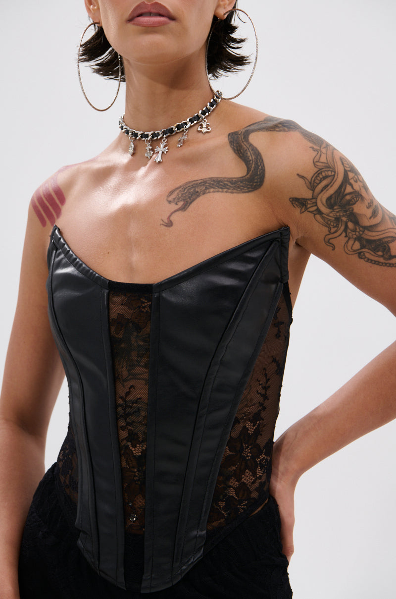 TOO GOOD FOR THIS LACE CORSET