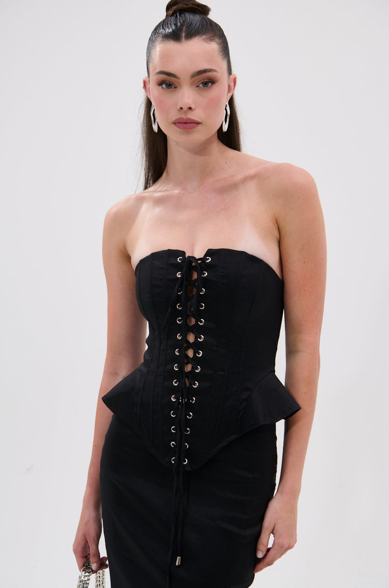 LADY LUX PEPLUM CORSET
