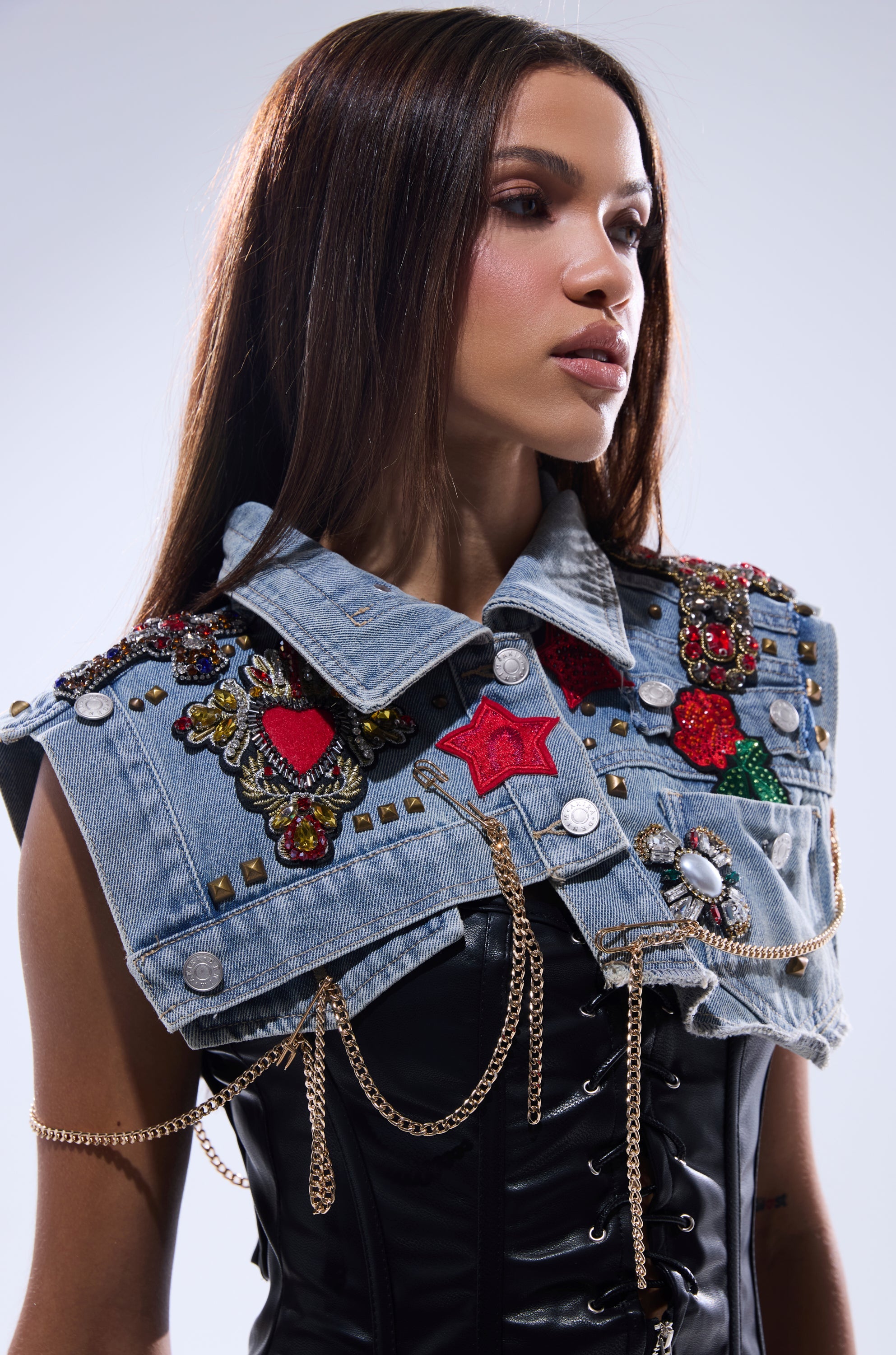 STYLE ME UP DENIM COLLAR