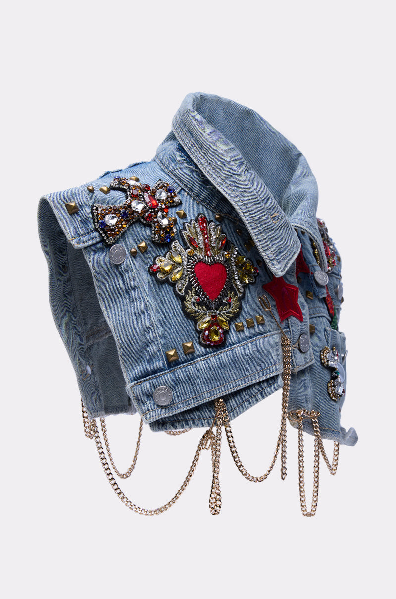 STYLE ME UP DENIM COLLAR