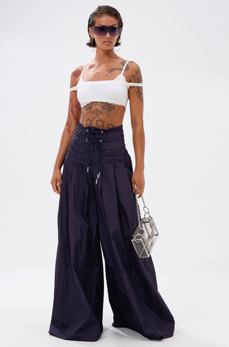 DANCE THE NIGHT AWAY DENIM PALAZZO PANT