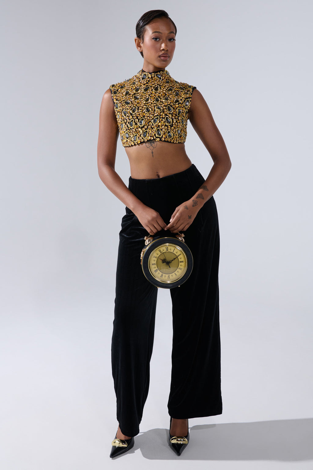 SHOW ME IT VELVET TROUSER