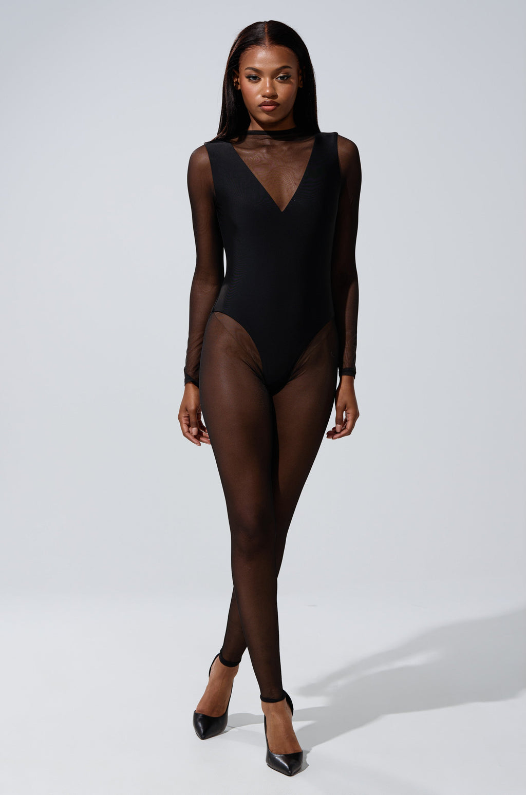 EASY LOVING MESH JUMPSUIT