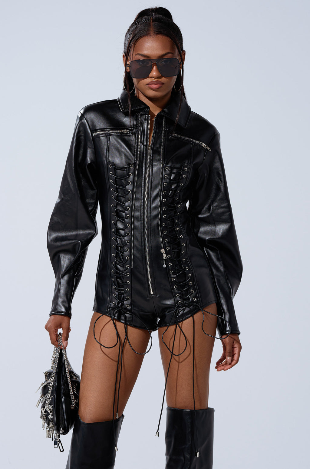 AT THE MAIN STAGE PU ROMPER