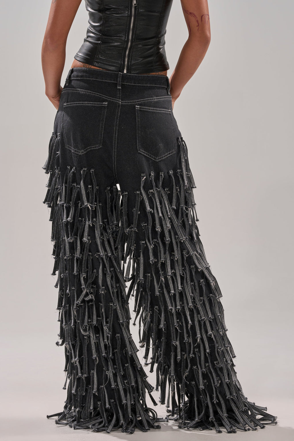CRAZY FOR YOU FRINGE DENIM