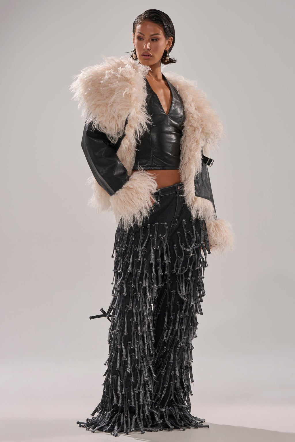 CRAZY FOR YOU FRINGE DENIM