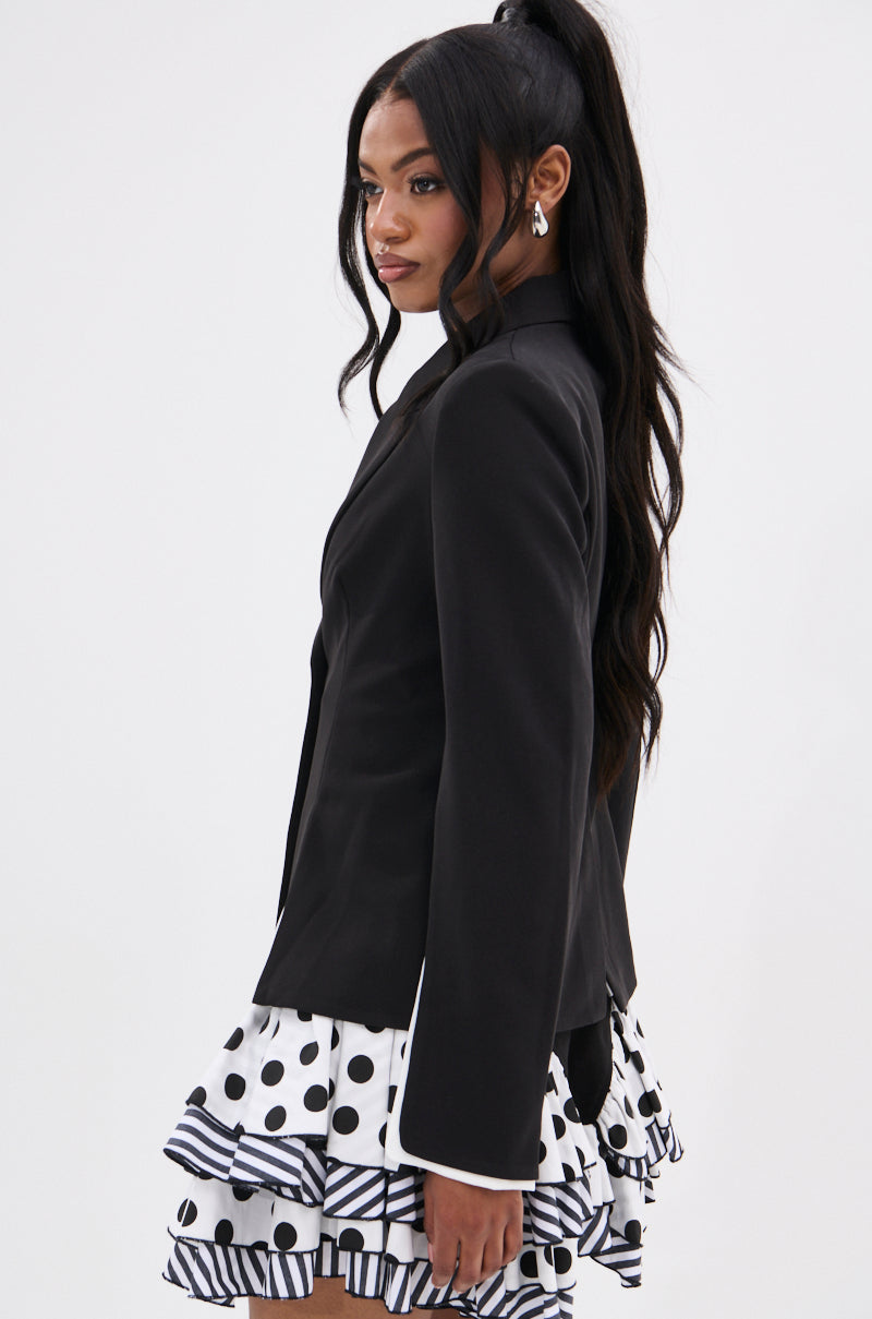 TAKE A PEEK DOUBLE LAYER BLAZER