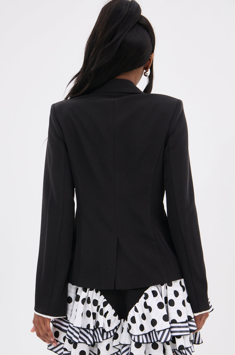 TAKE A PEEK DOUBLE LAYER BLAZER