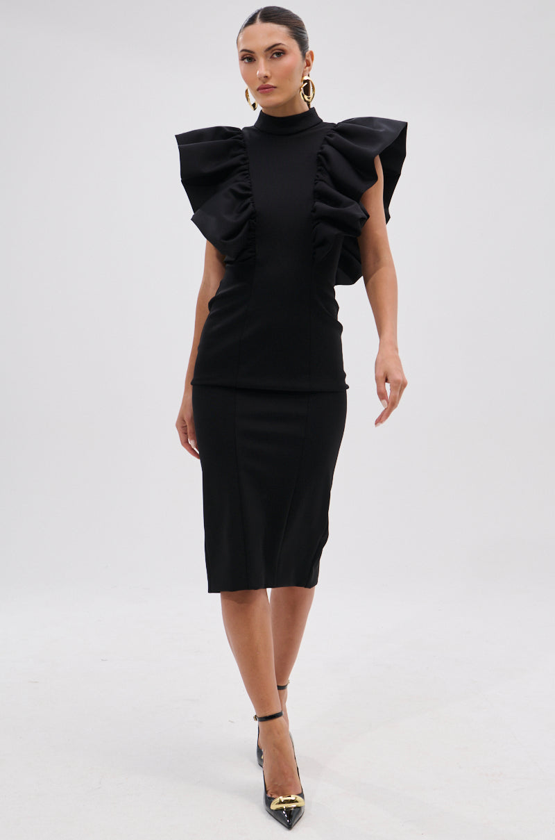 TRUTH BE TOLD MIDI DRESS