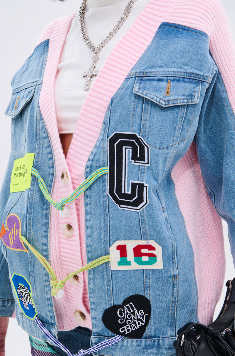 SURGICAL SPLICED CARDIGAN