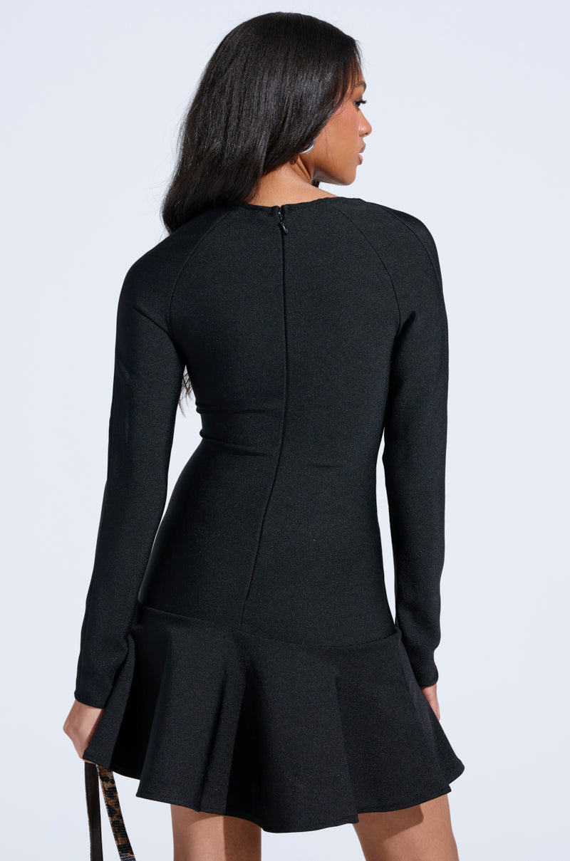 IN THE MOOD BANDAGE MINI DRESS