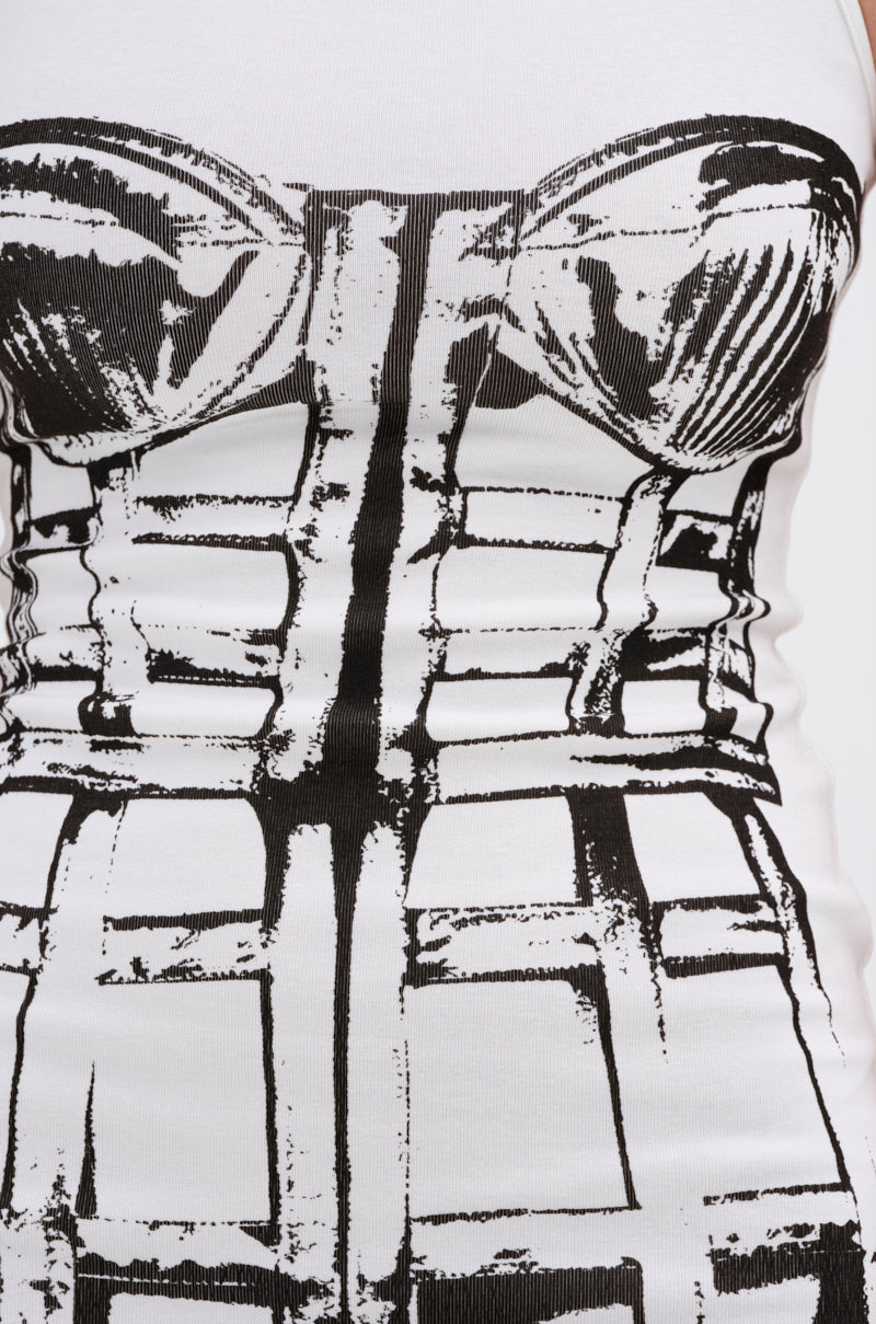 BREAK FREE PRINTED MIDI DRESS