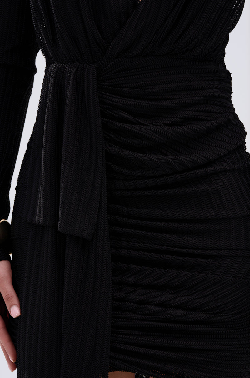 REBECCA WOVEN MINI DRESS