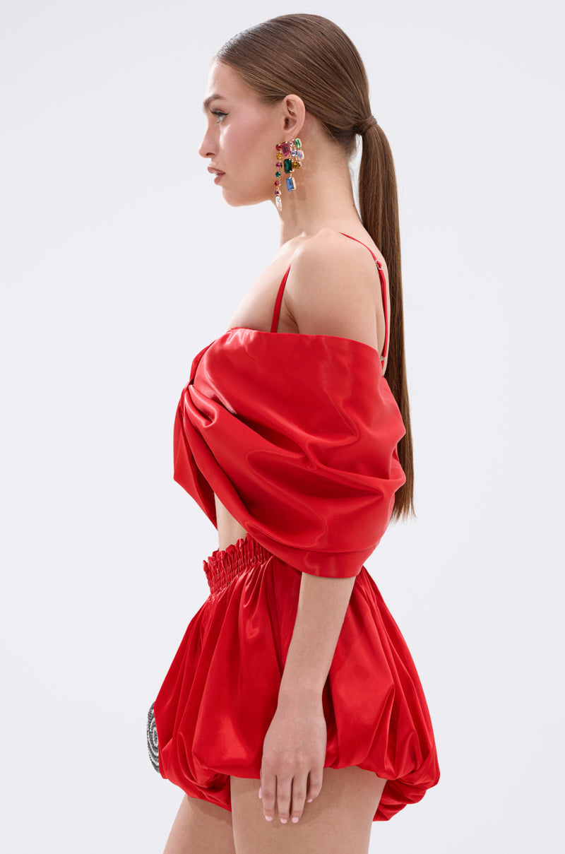 JULIETTE SATIN ROMPER