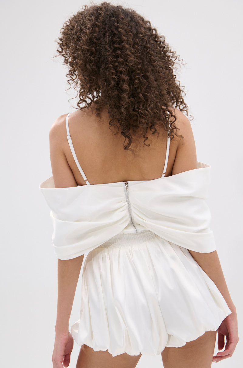 JULIETTE SATIN ROMPER