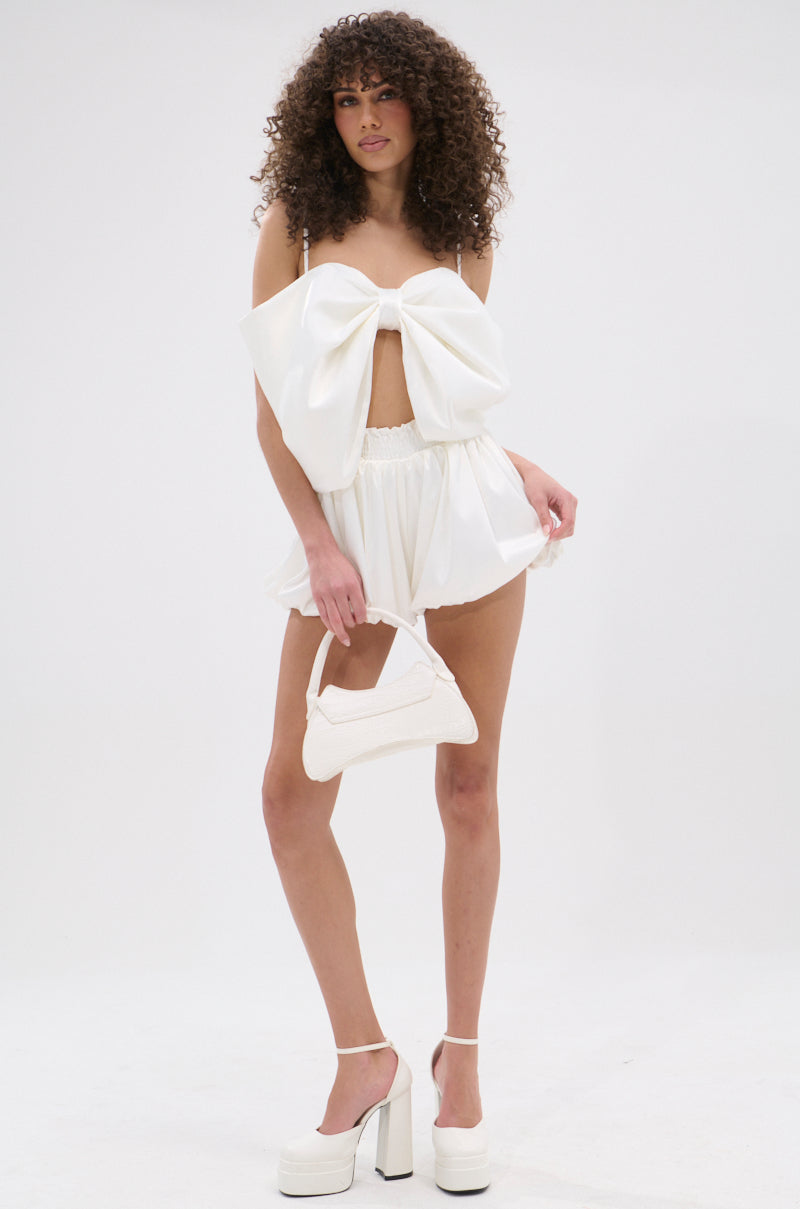 JULIETTE SATIN ROMPER