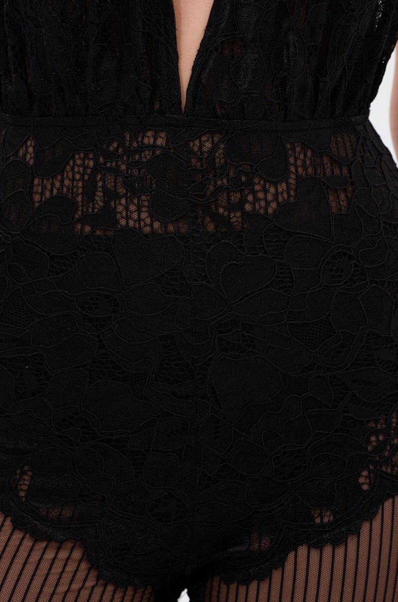 KEEP ON WALKIN MESH JUMPSUIT