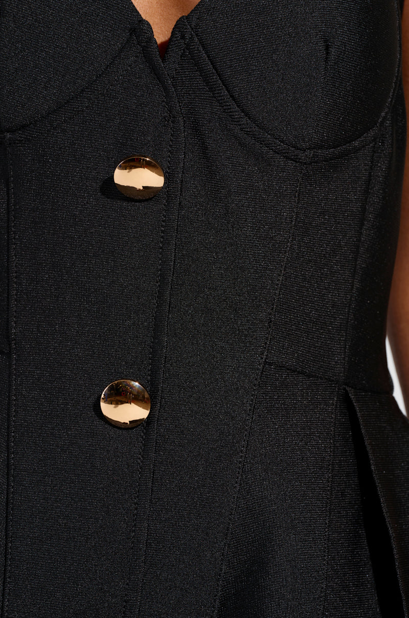 CHIC AF BANDAGE MINI DRESS