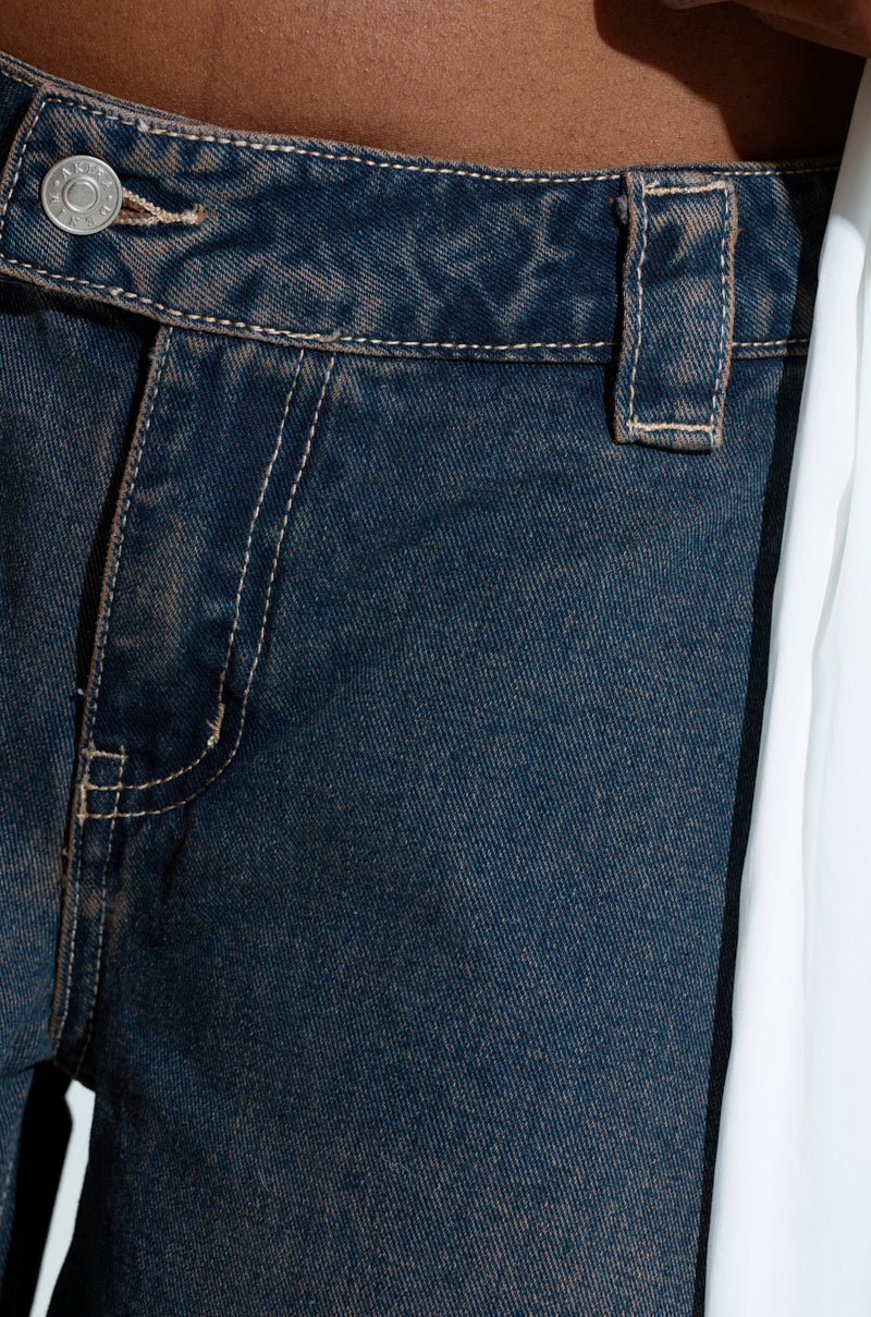 LOTS OF LOVE FOR YOU LOW RISE DENIM PANT