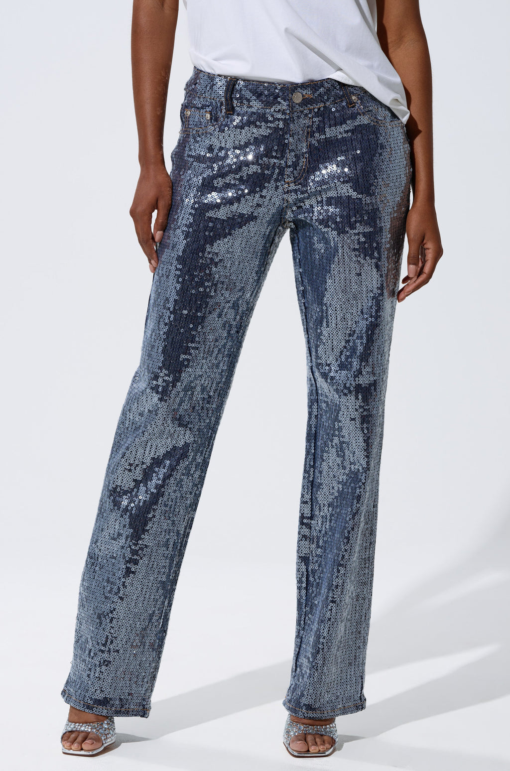 ASHTON SEQUIN DENIM PANT