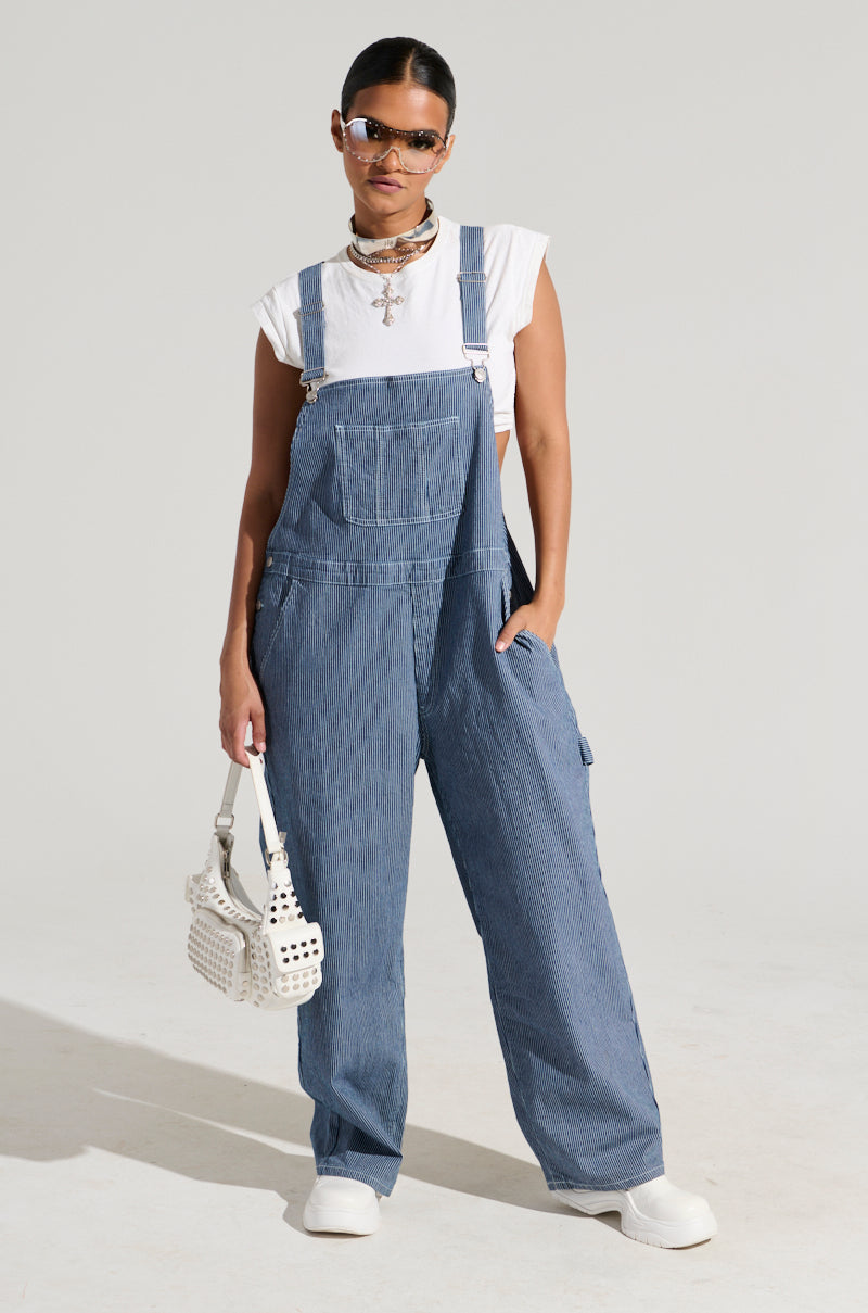 WALKING ON SUNSHINE DENIM JUMPSUIT