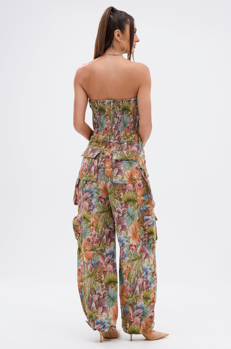 STAR OF THE SHOW TAPESTRY JUMPSUIT