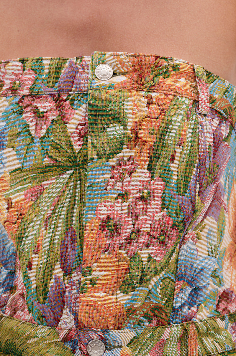 STAR OF THE SHOW TAPESTRY JUMPSUIT