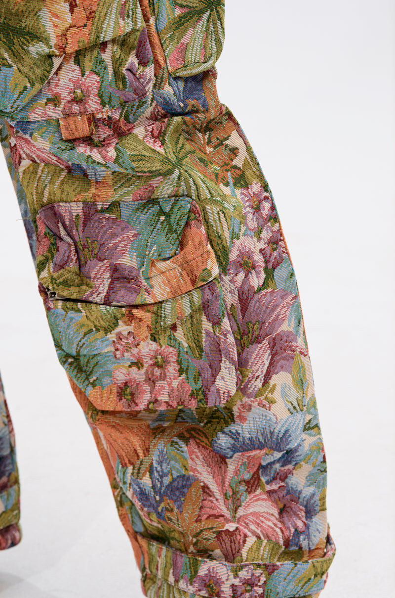 STAR OF THE SHOW TAPESTRY JUMPSUIT