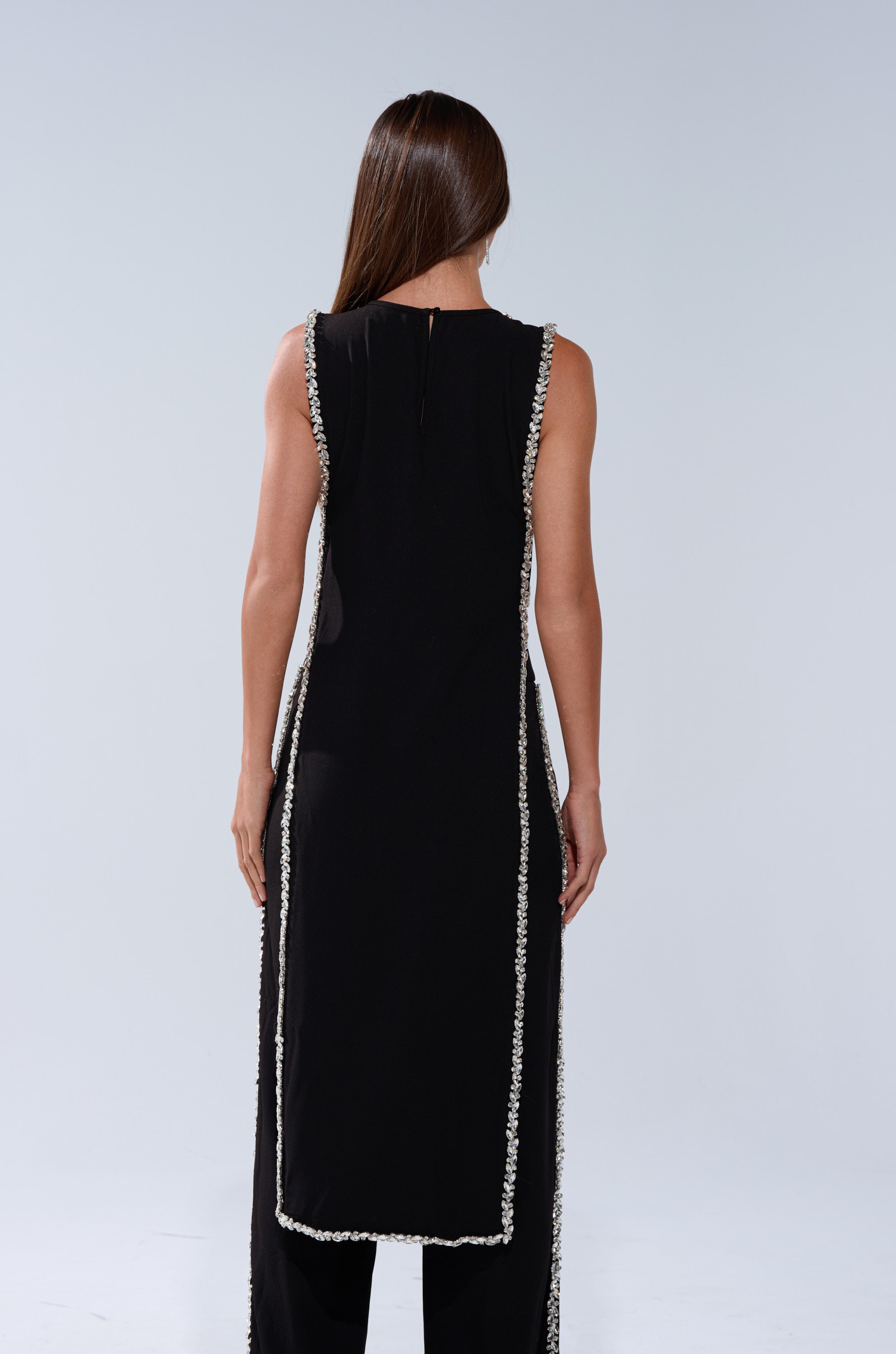 TALK TO ME BABY BLOUSE WITH RHINESTONE