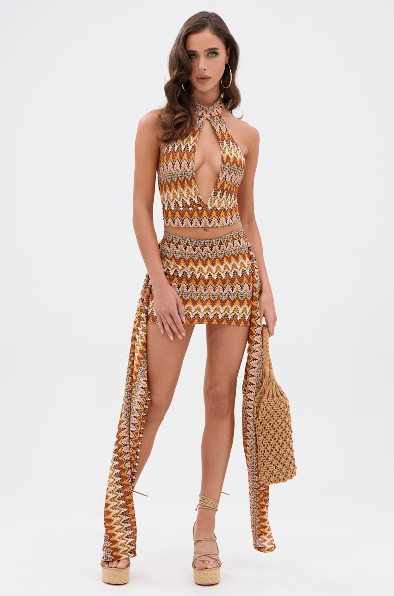 RELAX WITH ME MINI SKIRT