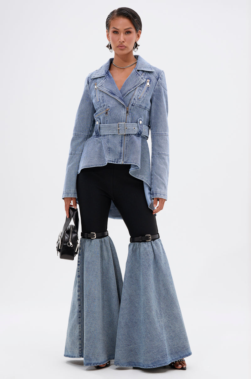 ASTRO HIGH LOW DENIM JACKET