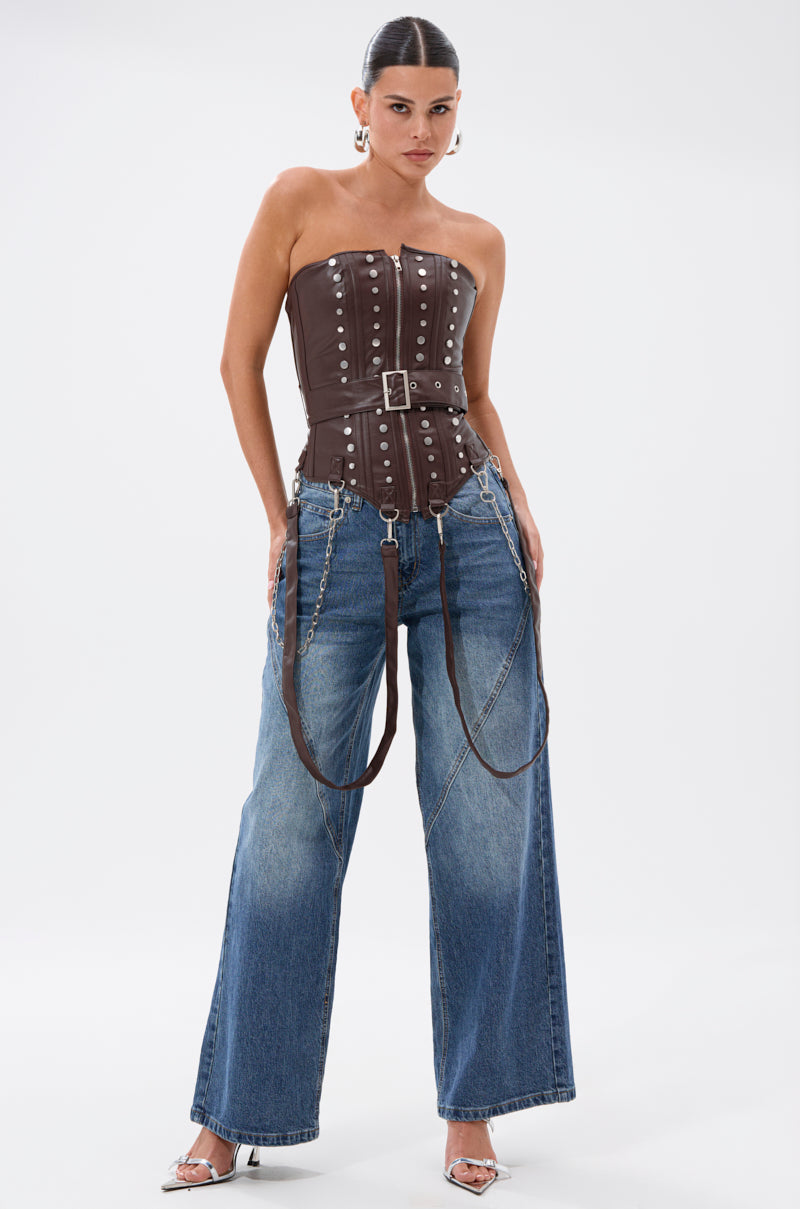 PERK UP EMBELLISHED CORSET
