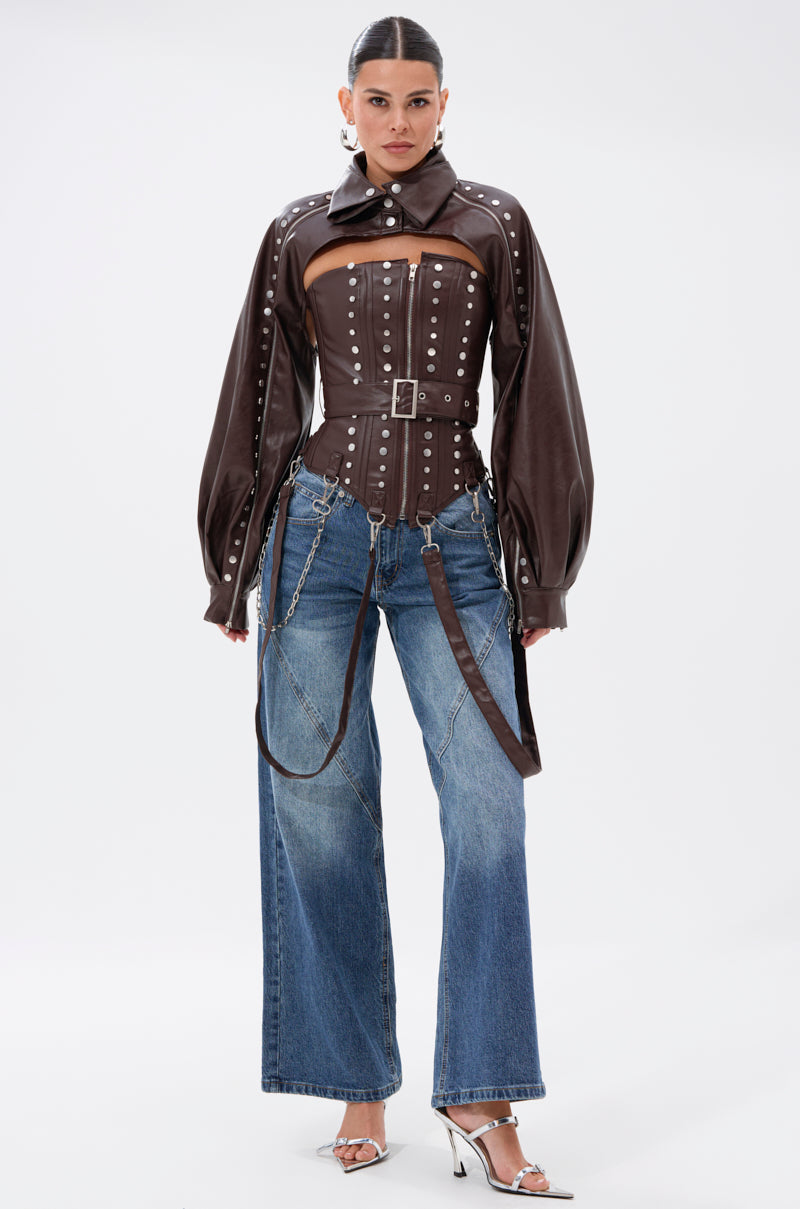 PERK UP EMBELLISHED BOLERO