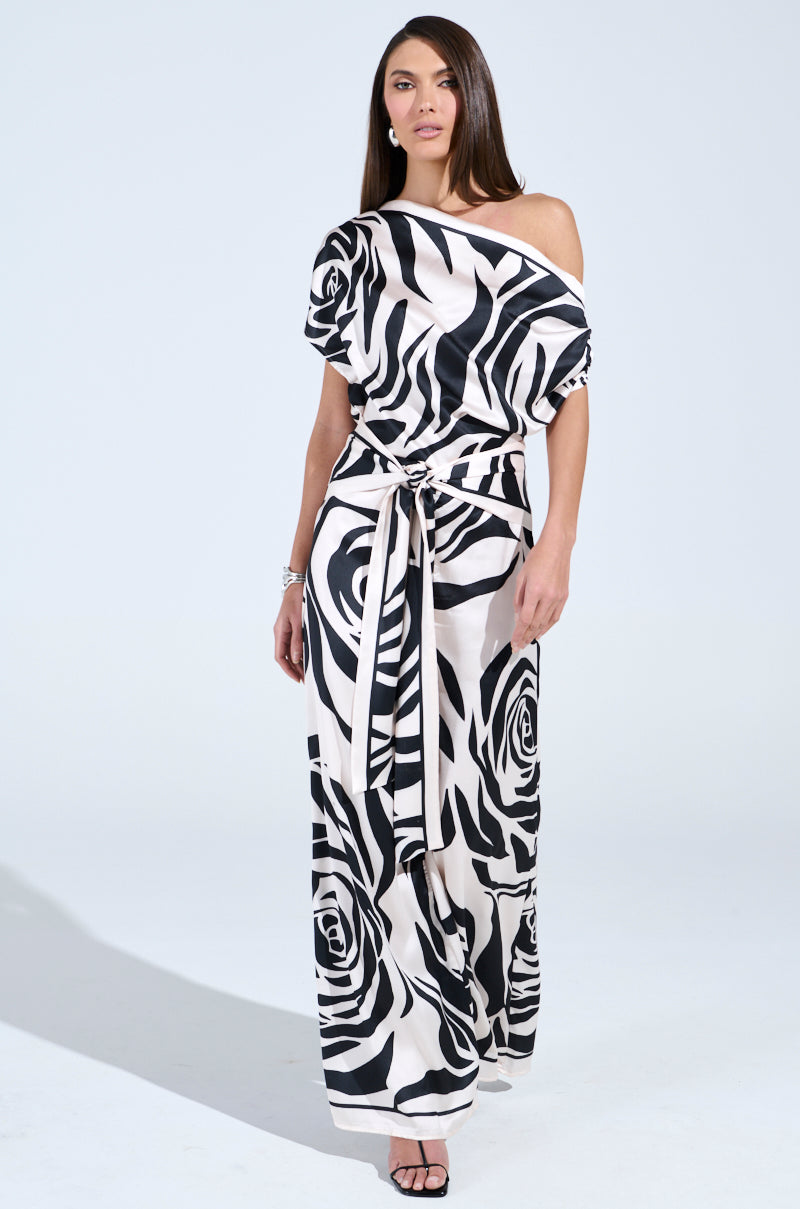 KEEP LOOKING ABSTRACT JUMPSUIT