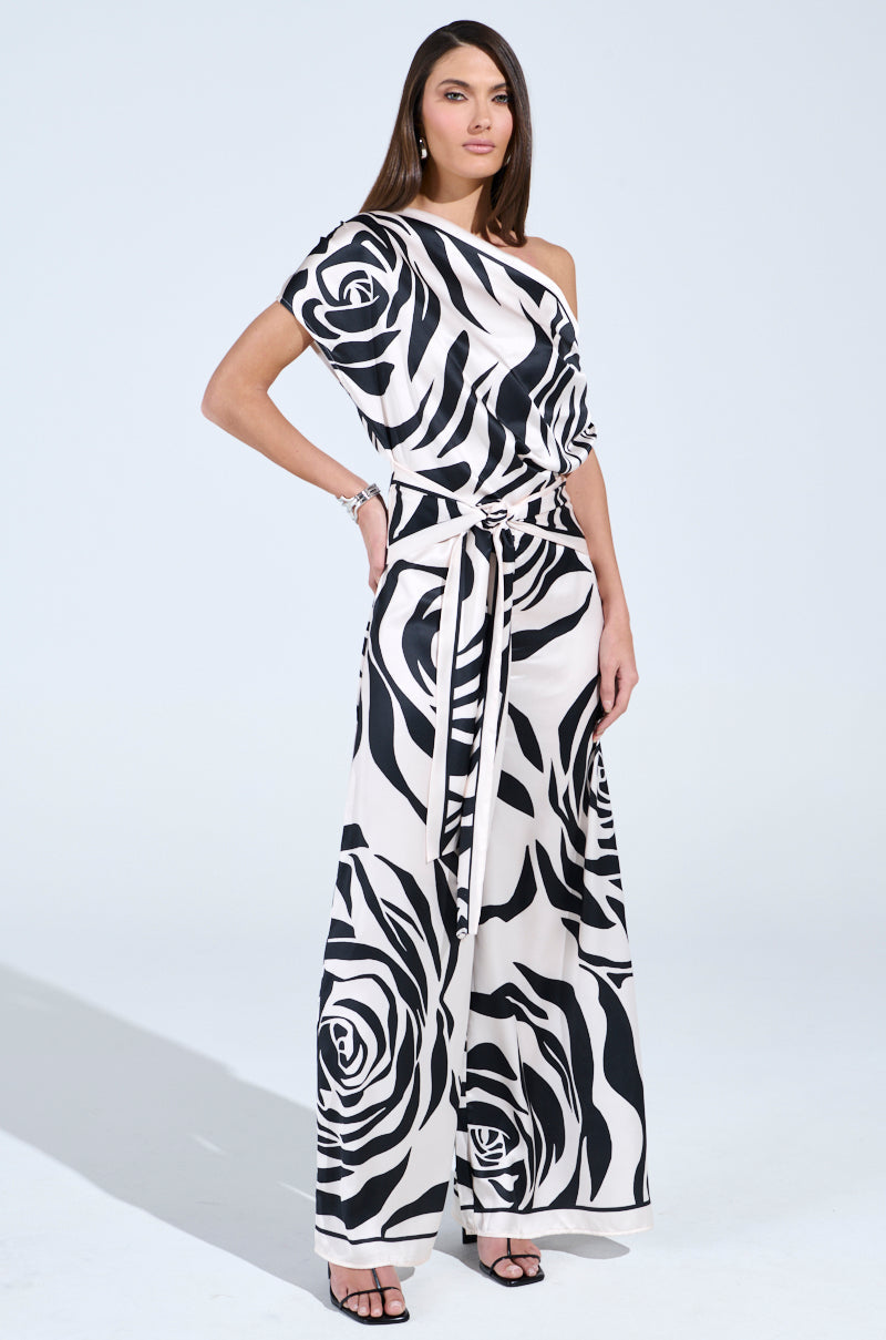 KEEP LOOKING ABSTRACT JUMPSUIT
