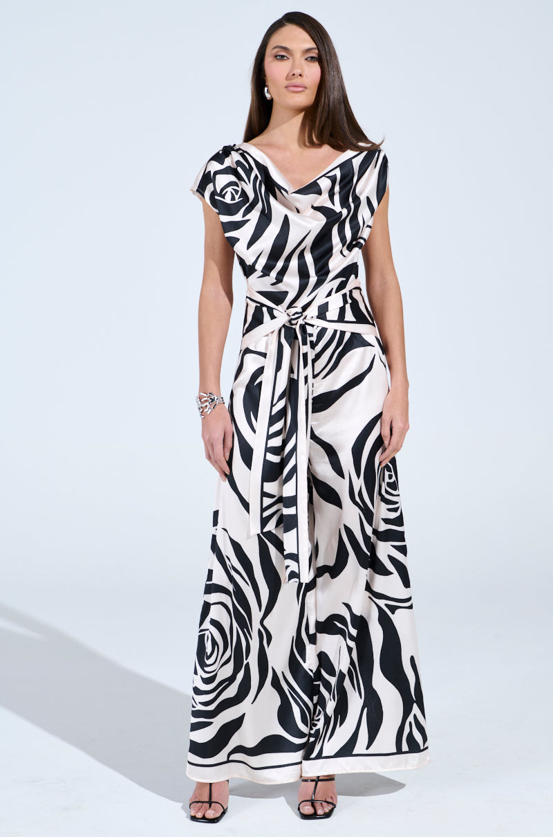 KEEP LOOKING ABSTRACT JUMPSUIT