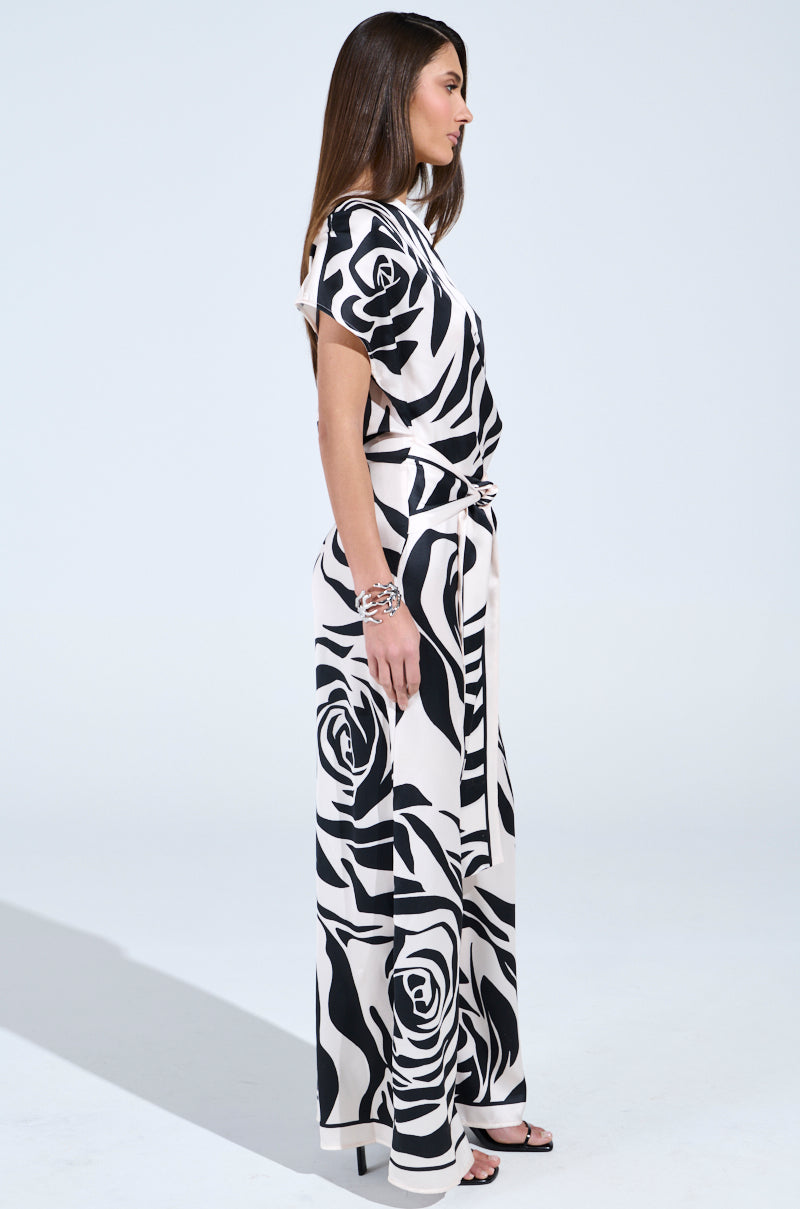 KEEP LOOKING ABSTRACT JUMPSUIT