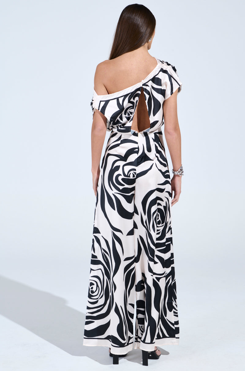 KEEP LOOKING ABSTRACT JUMPSUIT